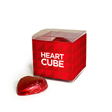 Mini Cube – Mini Chocolate Hearts
